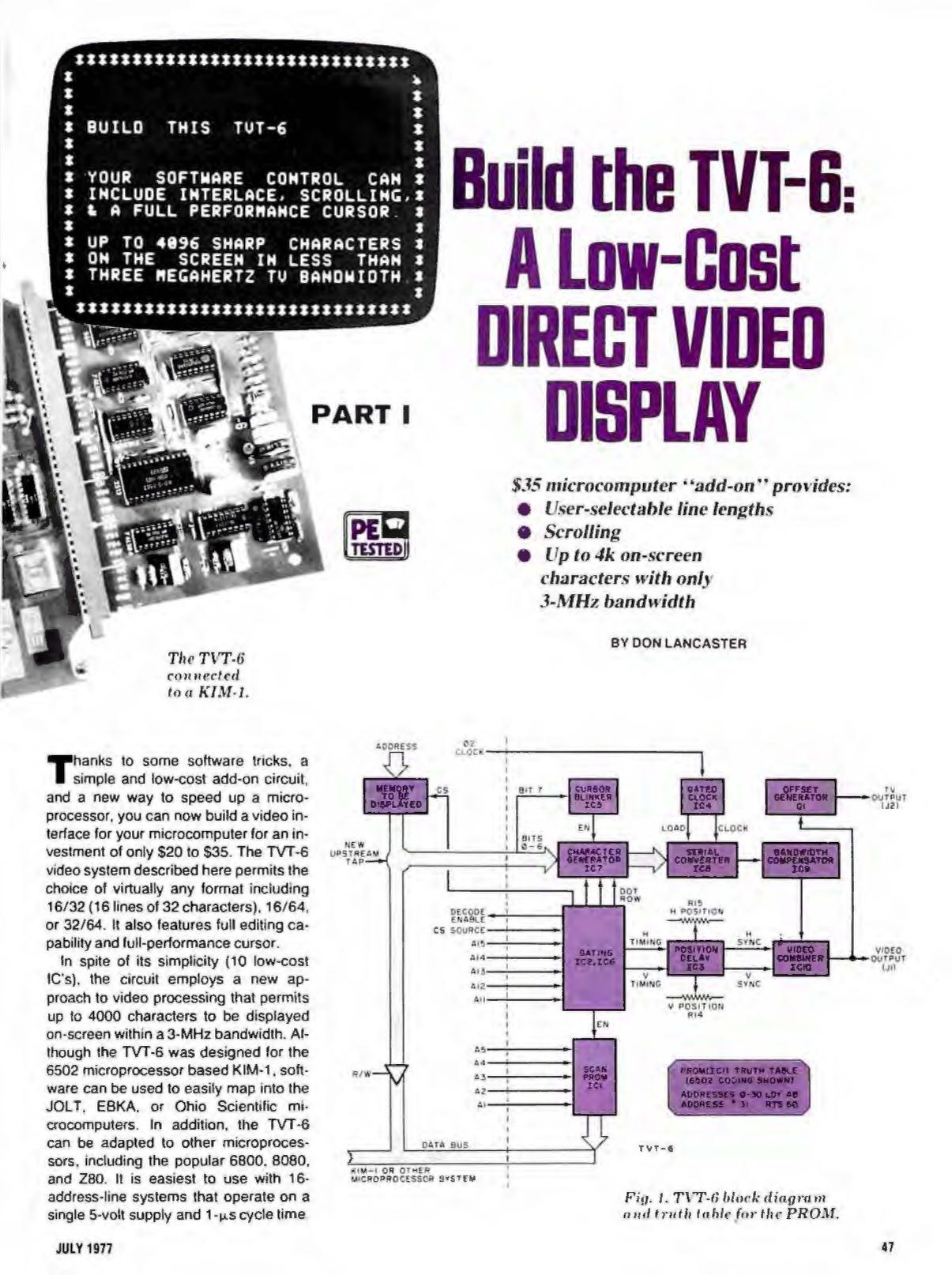 paia :: 8700 :: video pcb :: TVT6 : Free Download, Borrow, and 